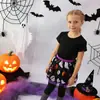 Falda Tutú Temática de Halloween para Niñas Pequeñas, Falda Corta Estilo Oscuro, Entrega Directa de Fábrica22