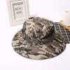 Chapéu de Pescador Chapéu de Verão Masculino Camuflado Aba Larga Chapéu de Sol Montanhismo ao Ar Livre Proteção Solar Chapéu de Sol Ciclismo Masculino Viagem