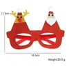 Gafas de Bayas Navideñas 2027 Suministros de Decoración para Fiesta Navideña Gafas con Bigote Grande de Dibujos Animados Navideños para Niños