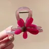 Pinza voluminosa para la parte trasera de la cabeza, pinza de garra exquisita de alta gama, tamaño grande para cabello grueso, pinza de tiburón, pinza elegante para recogidos de mujer
