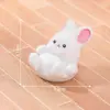 Micropaisaje creativo, adorable y táctil, conejito de taza, adornos para casa de muñecas, accesorios de decoración de escritorio.
