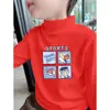 Camiseta Interior de Felpa Cepillada para Niños, Estilo Nuevo Otoño/Invierno 2026, Cuello Semi-Alto, Ropa Interior Cálida, Top Casual, Moderno