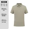 Camisa Polo de Verão para Catering Roupa de Trabalho Logo Estampado Camiseta de Manga Curta com Gola Polo Roupa de Trabalho Camisa Cultural Roupa de Trabalho Corporativa t Bordar