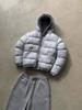 Ropa de Algodón Otoño e Invierno Y2K Europea y Americana Moda Callejera Casual Bordada Cálida con Cremallera Ropa de Algodón para Hombre y Mujer Venta al por Mayor Ins