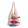 Bolso Cruzado de Punto con Forma de Pez de Dibujos Animados para Mujer, Bolso de Hombro de Moda para Vacaciones, Bolso de Mano Versátil Nuevo Estilo Coreano Lindo 2026