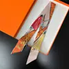 Pañuelo de Seda Sarga Estilo Francés para Mujer, Largo y Estrecho, Diadema Moda Coreana Estilo Ins, Decoración para Bolso, Pañuelo Diagonal, Transfronterizo