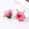 Flores para bolsitas de té grandes en stock, flores artificiales para arreglos florales de salón de bodas, decoraciones para cajas de regalo y sombreros, flores artificiales suministradas directamente de fábrica