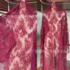 Encaje de Ganchillo con Hilo de 1.5* 1.6m, Tela de Encaje Popular, Tela para Vestido de Encaje Primavera/Verano, Multicolor
