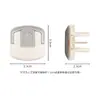 Tapa protectora anti-descarga eléctrica ignífuga para agujero de enchufe, tapa de aislamiento de corriente, tapa de protección de seguridad para bebés y niños