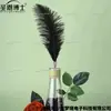 Dr. Varita de Pluma de Pavo Real con Mango de Metal de Sheng En Juguete Táctil Relajante para Provocar Accesorios Juguete de Placer Compartido para Parejas