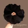 Scrunchie Retro Simples Texturizado Dongdaemun Coreano Elástico Elegante para Coque Versátil Faixa de Cabelo Acessório de Cabelo para Mulheres