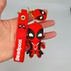 Llavero Deadpool Star Wars soldado blanco Guerrero Negro PVC pegamento flexible Llavero tridimensional Llavero de coche