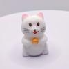 Gato de la Suerte de Resina Creativo Escritorio de Oficina Tablero de Coche Lindo Año del Caballo Pequeño Adorno Decoración Regalo para Niños