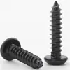 Tornillo Autorroscante Antirrobo de Acero Inoxidable 201 Negro Cabeza Redonda Ranura Flor de Ciruelo Cabeza Plana Flor de Ciruelo Interior M2/M3/M4/M5