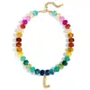 Collar de cuentas con letras del alfabeto 26, transfronterizo de Amazon, 2026, para mujer, estilo bohemio, con colgante para el verano en la playa, joyería