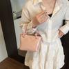 2025 nova bolsa feminina casual simples da moda retrô textura moderna cor sólida bolsa de ombro transversal balde bolsa de mão
