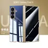 Adecuado para Funda de Teléfono Móvil Samsung Zfold8Ultra, Soporte de Bisagra de Eje Central, Carcasa Galvanizada y Película Integradas Funda Protectora Fold8