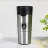 Caneca de Café de Aço Inoxidável 304 com Aparência Premium, Segunda Geração, Caneca Térmica Portátil, Simples e Criativa para Carro, Nova para Atacado