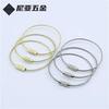 Llavero de Cable de Acero Inoxidable Regular Spot Anillo de Alambre Anillo de Alambre de Acero Inoxidable Pintado de Colores Lanyard