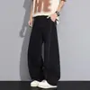 Calça Jeans Scythe Lavada para Homens, Nova Calça Masculina Estilo Americano Outono 2026, Calça de Perna Larga Reta Solta da Moda