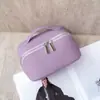 Bolsa Feminina Togo de Couro Bovino de Primeira Camada, Necessaire com Múltiplos Compartimentos, Bolsa de Armazenamento de Nicho Moderna e Prática, Bolsa de Mão em Couro Macio