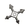 Llave de mandril para taladro manual multifuncional cuatro en uno, llave de mandril para taladro, llave para taladro de pistola manual, llave, llave, eléctrico