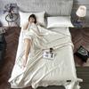 Luxo leve transfronteiriço AliExpress mais vendido colcha de verão de seda gelo lavada conjunto de quatro peças bolsa de cama Taiwan fábrica de colchas venda direta em lote