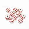 Novas contas de Hemu de 16mm cor de doce de Natal listradas cor de espiral de mosquito contas de madeira DIY acessórios para joias ornamentos para pendurar