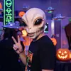 Máscara de Alienígena Headgear de Látex Máscara de Terror Halloween OVNI Headgear Cor da Pele Novo Produto Transfronteiriço Alienígena ET