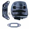 Silenciador de escape para motosierra Husqvarna 365, 371, 372XP, 385 y 390XP