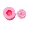 Molde de silicona para velas de rosas, molde de silicona para yeso de aromaterapia