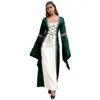 S-5XL Falda Larga Estilo Palacio Retro Ceñida a la Cintura Disfraz de Cosplay para Fiesta Temática Medieval/Obra de Teatro