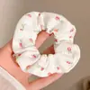 Faixa de cabelo de elástico infantil para menina, anel de cabelo elástico alto, acessórios de cabelo para meninas, não machuca o cabelo, corda de cabelo fofa, adorno de cabeça