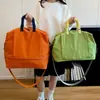 Bolsa de viaje portátil de gran capacidad para mujer, bolsa de viaje para viajes cortos, bolsa de equipaje impermeable, bolsa de mano, bolsa de equipaje ligera expandible