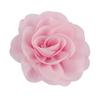 Comercio Exterior Yiwu Accesorios para el Cabello Niños Europeos y Americanos Horquilla de Flores Rosa Chifón Accesorios para la Cabeza de Bebé