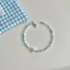 Pulsera de Cuentas Dopamina Retro de Nicho, Diseño Artístico Versátil Fresco, Pulsera de Moda Simple Creativa