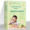 Livro de receitas de comida caseira autêntica e apetitosa para crianças, receita completa de comida caseira, conjunto completo de livros de comida