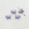 Aleación Dibujo Animado Gatito Perla Macarrón Gatito Accesorios con Perlas Joyería Hecha a Mano DIY Colgante para Bolsos Pulsera Material