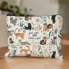 Bolsa de Cosméticos de Lino con Tema de Enfermera Gato Temu Amazon Transfronteriza Bolsa de Almacenamiento de Gran Capacidad Neceser Bolsa con Cremallera