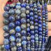 Ventas Directas de Fábrica Cuentas Sueltas de Lapislázuli Natural Cuentas Redondas de Lapislázuli Optimizadas Accesorios para Joyería DIY Cuentas para Pulseras Hechas a Mano Productos Semi-Terminados