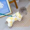 Pantalones de cuatro patas para mascotas se pueden poner que oso peluche perro ropa cálida para otoño e invierno 24 tres colores cuatro patas polar fábrica