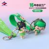 Fabricante Longzhiyu Personalizado Pvc Plástico Macio Boneco Estéreo Chaveiro Casal Fofo Desenho Animado Pequeno Pingente Pingente de Bolsa