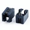 Fornecimento RJ11 Comunicação 4-core interface telefônica 6164p4c cabeça reta 6p6c Crystal Head conector de porta dupla soquete