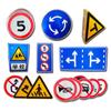 Sinalização de instalações de tráfego recomendadas, placas de limite de velocidade e limite de altura, placas refletivas de chapa de alumínio, sinalização de rodovia com letras em película
