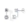 Pendientes de Zirconia de Moda Personalizados para Comercio Electrónico Transfronterizo Europeo y Americano 2026 Pendientes de Diseño Exquisito y Sencillo para Mujer