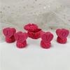 Dia dos Namorados Vela Perfumada de Rosa Amorosa Molde de Silicone DIY Letra Mousse Assar Decoração de Bolo Ferramenta de Moagem