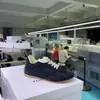 Tênis Casuais de Treinamento Alemão Quadrados com Cadarço Vintage Guangzhou para Mulheres, Tênis Retro Versáteis Confortáveis com Solado Macio, Personalizável