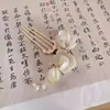 Nuevo Peine para el Cabello de Magnolia Estilo Chino Accesorios para el Cabello Antiguos Pasador de Loto Súper de Hada Pasador Peine Ropa China Antigua Tocados Cabello Pasador de Cabello
