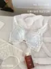 Sakura Coco Lencería Sexy para Realzar el Busto para Mujeres, Realza el Escote, Sin Copas Vacías, Espalda de Encaje, Conjunto de Sujetador Push-Up para Busto Pequeño