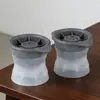 Molde de bola de gelo de silicone para cubo de gelo, molde de gelo para uísque e vinho, bola redonda, pequena caixa de gelo para freezer rápido